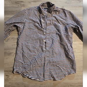 Mens Ralph Lauren M Blue Label Cotton Shirt Blue Plaid